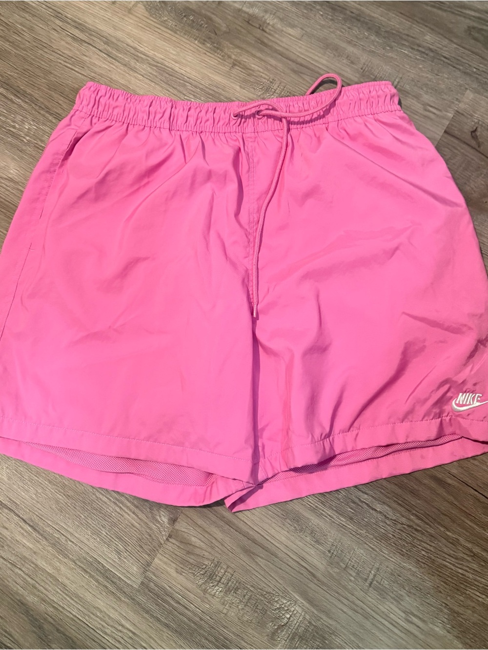 Nike Bright Pink Men’s XL Swim Athletic Shorts with Drawstring
